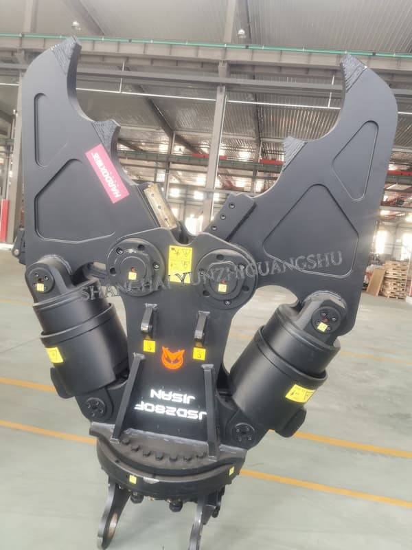 double cylinder concrete and stelel crusher JSDH290 25-35ton excavator