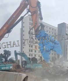 JSDH260 powerful crusher for 20-30ton excavator concrete crushing